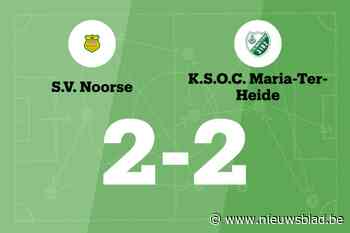 Noorse en Maria-ter-Heide verdelen de punten