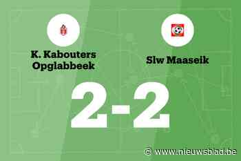 Opglabbeek en SLW Maaseik delen de punten