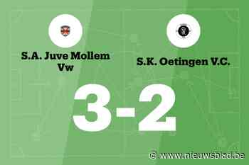 Juve Mollem wint thuis van Oetingen