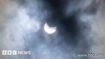 Partial solar eclipse delights skygazers