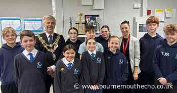 Mayor of Poole officiates opening of new school library