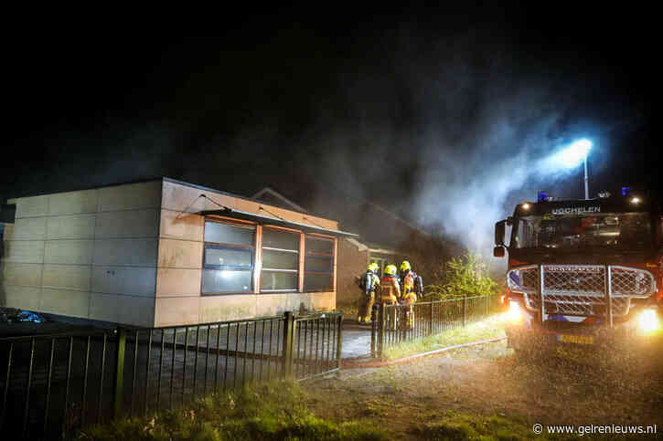 Grote brand in leegstaand schoolgebouw
