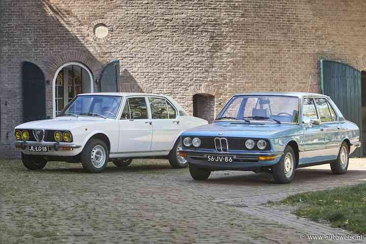 Dit zijn de leukste en mooiste sedans van de jaren 70: BMW 5-serie vs. Alfa Romeo Alfetta