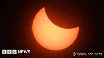 Partial solar eclipse captured across the South