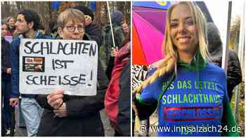 Tönnies will Waldkraiburger Schlachthof übernehmen: Aktivisten gehen auf die Straße