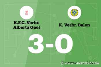 Alberta Geel boekt overtuigende zege tegen Balen