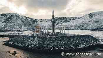 Deutsche Rakete kurz nach Start in Norwegen abgestürzt