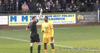 Former Saint Wanyama shown comical red card on nightmare debut for Dunfermline