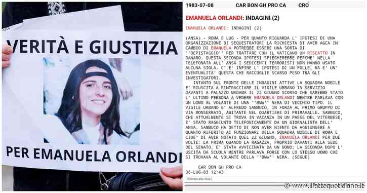 Emanuela Orlandi, “sequestro con finalità politiche, riunioni tra i Servizi Segreti e il Vaticano”. I nuovi documenti inediti in esclusiva per FqMagazine