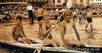 When Weymouth beach was a packed small strip of sand