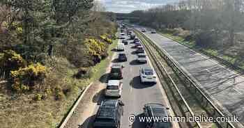Ashington A189 traffic chaos LIVE: Updates as Spine Road crash causes huge buildup