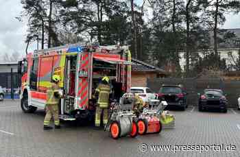 FW Paderborn: Rauchentwicklung im Saunabereich eines Fitness-Studios
