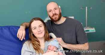 Whitley Bay mum's first child is 'perfect Mother's Day pressie'