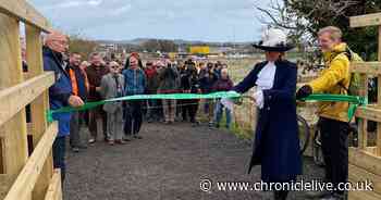 Disused Northumberland railway line reopens to walkers and cyclists on 60th anniversary of closure