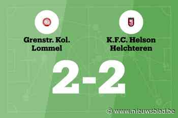 Gelijkspel voor Lommel Kolonie thuis tegen Helson B