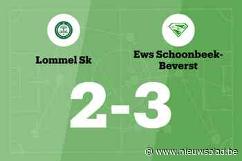 EWS Schoonbeek-Beverst maakt einde aan slechte reeks door zege tegen Lommel SK B