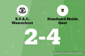 De Wilde scoort drie keer, Standaard Muide Gent verslaat FAC Waarschoot