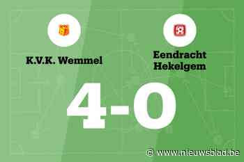 Wemmel B zet zegereeks voort met winst tegen Hekelgem B