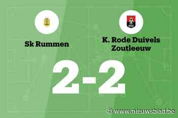 Rummen sleept gelijkspel uit de brand in de thuiswedstrijd tegen Zoutleeuw