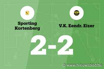 Kortenberg speelt gelijk in thuiswedstrijd tegen Eendracht Eizer