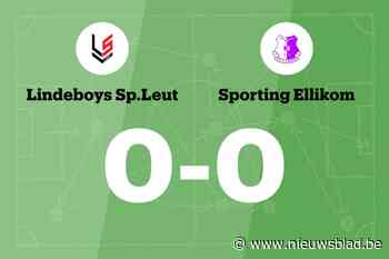 Zegereeks Leut ten einde door gelijkspel tegen Ellikom