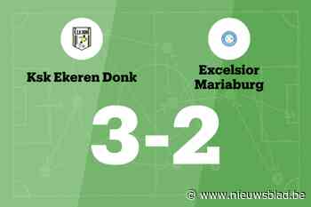 Ekeren Donk wint met doelpunt verschil tegen Exc. Mariaburg B