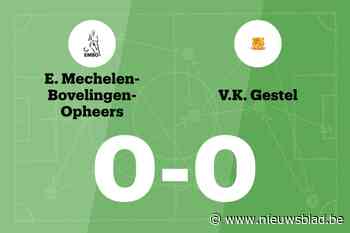 Gestel blijft in problemen na gelijkspel tegen EMBO