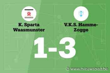 VKS Hamme-Zogge maakt einde aan slechte reeks door zege tegen Sparta Waasmunster