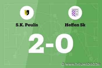 Peulis verslaat Heffen en blijft winnen