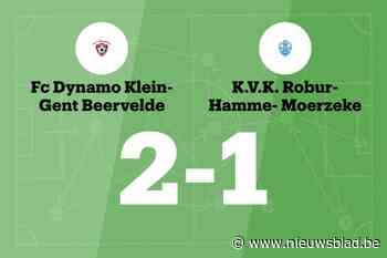 Dynamo Beervelde dankzij Glenn Uyttendaele en Jorre Van Der Sypt langs KVK Robur Hamme-Moerzeke