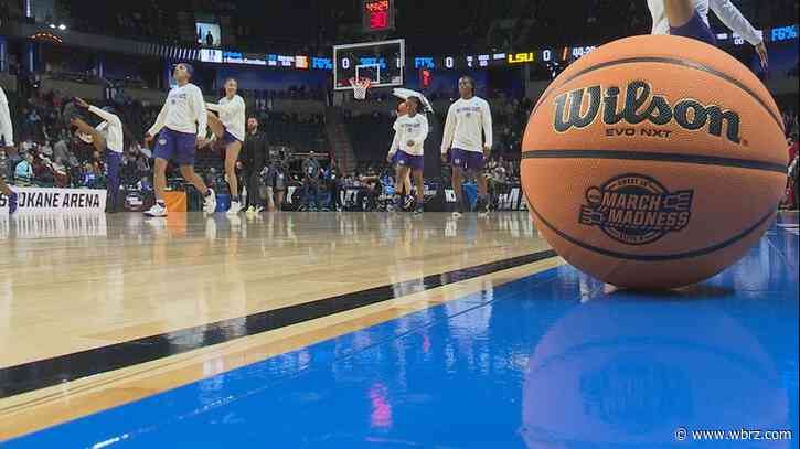 LSU storms back to lead first quarter of Elite 8 game against UCLA