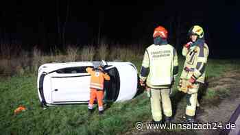 Unfall auf der St2352 auf Höhe Innbau bei Altmühldorf