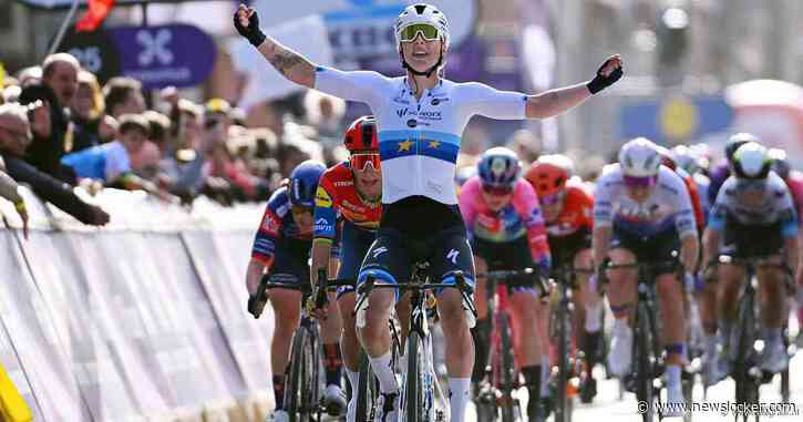 Lorena Wiebes heeft direct nieuw doel na behalen profzege nummer 100: ’Dan moet ik er nog 155’