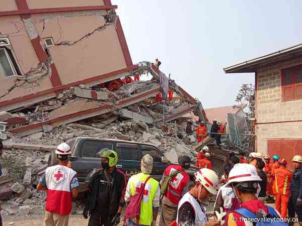 ‘Still very dire’: Canadian Red Cross is fundraising following Myanmar earthquake