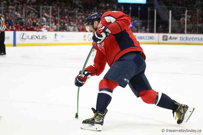 Alex Ovechkin scores his 890th career goal to move 5 goals away from breaking Gretzky’s NHL record