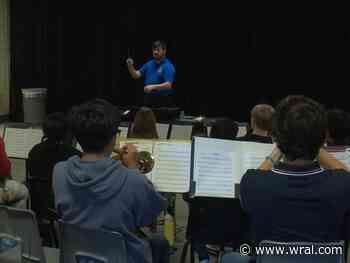 First disappointment and then a celebration as video captures high school band's big surprise