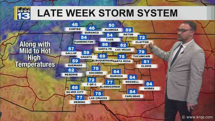 Warmer and windier start to the week