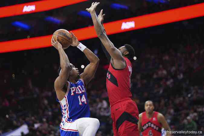 Barrett scores 31 points and Raptors win 127-109 to send 76ers to eighth straight loss