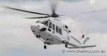 Rescue helicopter called in to help man trapped under cherry picker on farm