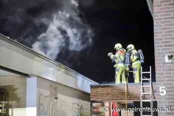 Aanbouw beschadigd door felle brand