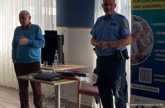 POL-OF: Schutz vor Straftaten im Alter: Sicherheitsberater und Schutzmann vor Ort beraten Senioren