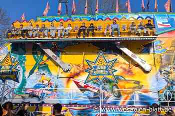Brückenmarkt in Vlotho: Mit Kirmesspaß den Frühling gefeiert