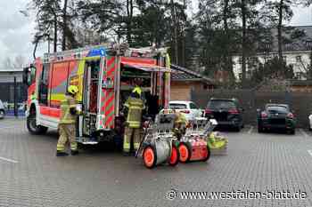 Feuerwehreinsatz in Paderborner Fitness-Studio