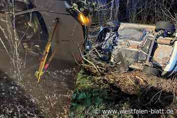 Alleinunfall in Stemwede-Destel