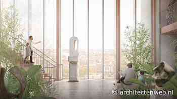 Team met Studio Nauta en Pieter Bedaux presenteert hun inzending voor M HKA