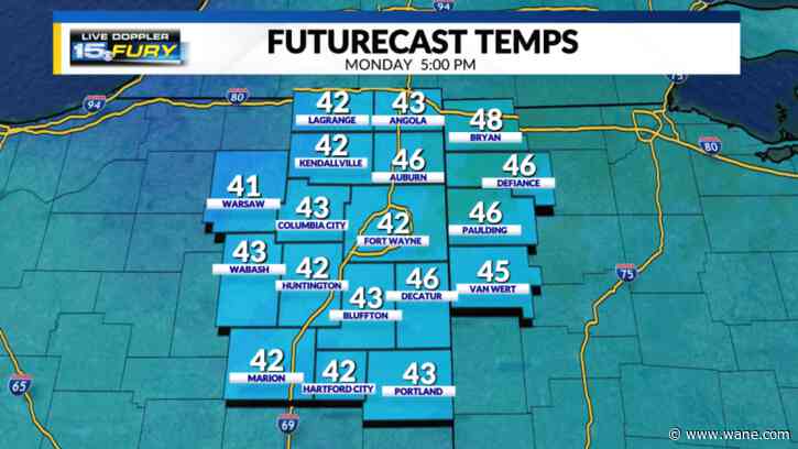 A chilly end to March and cool start to April