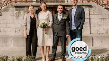 Pas getrouwd: Leen en David in Diepenbeek