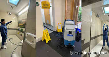 Touch-free technology for washroom cleaning