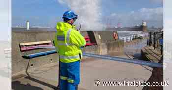 'No photo's worth risking your life': Warning after 'powerful waves' hit Wirral coast