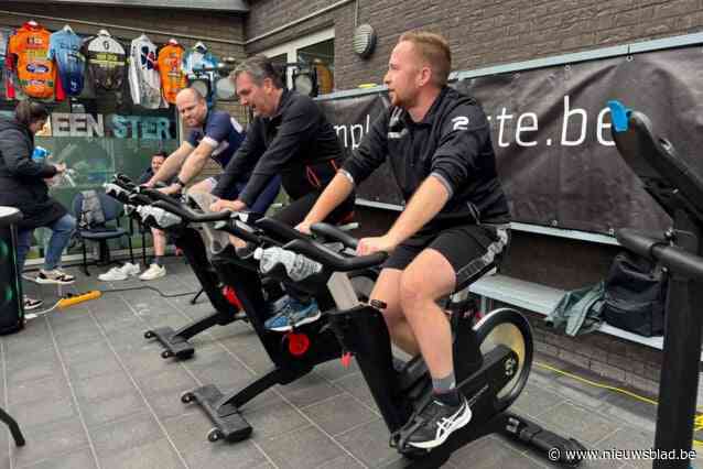 Basisschool zamelt geld in met fietsmarathon door 24 uur lang te trappen